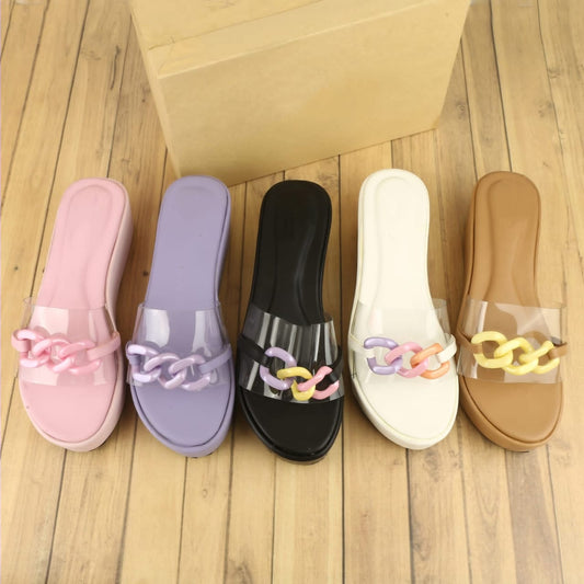 Colorful Chain Wedge