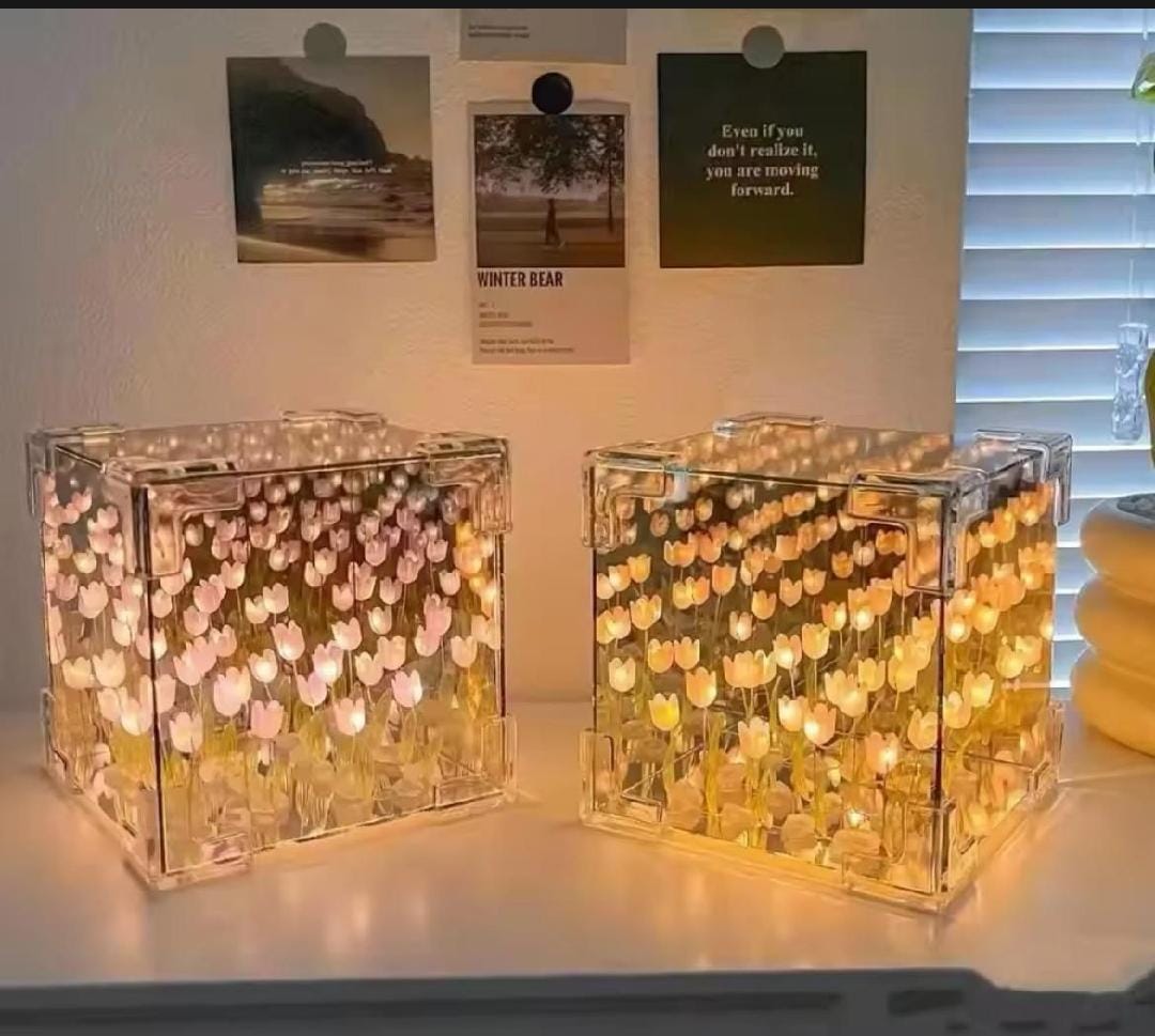 Cube Mirror Lamp