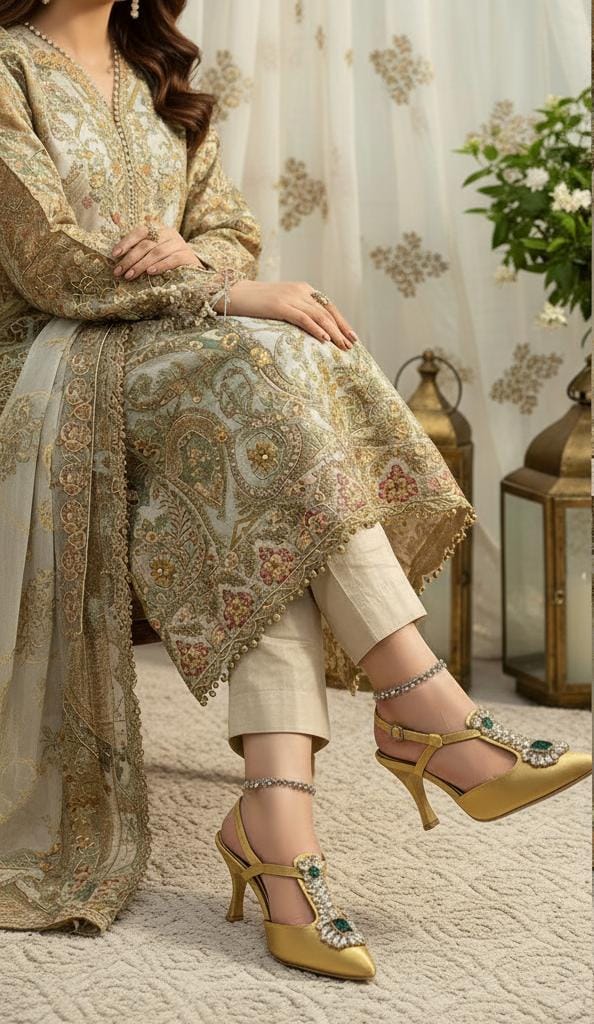 Fancy bridal Heel