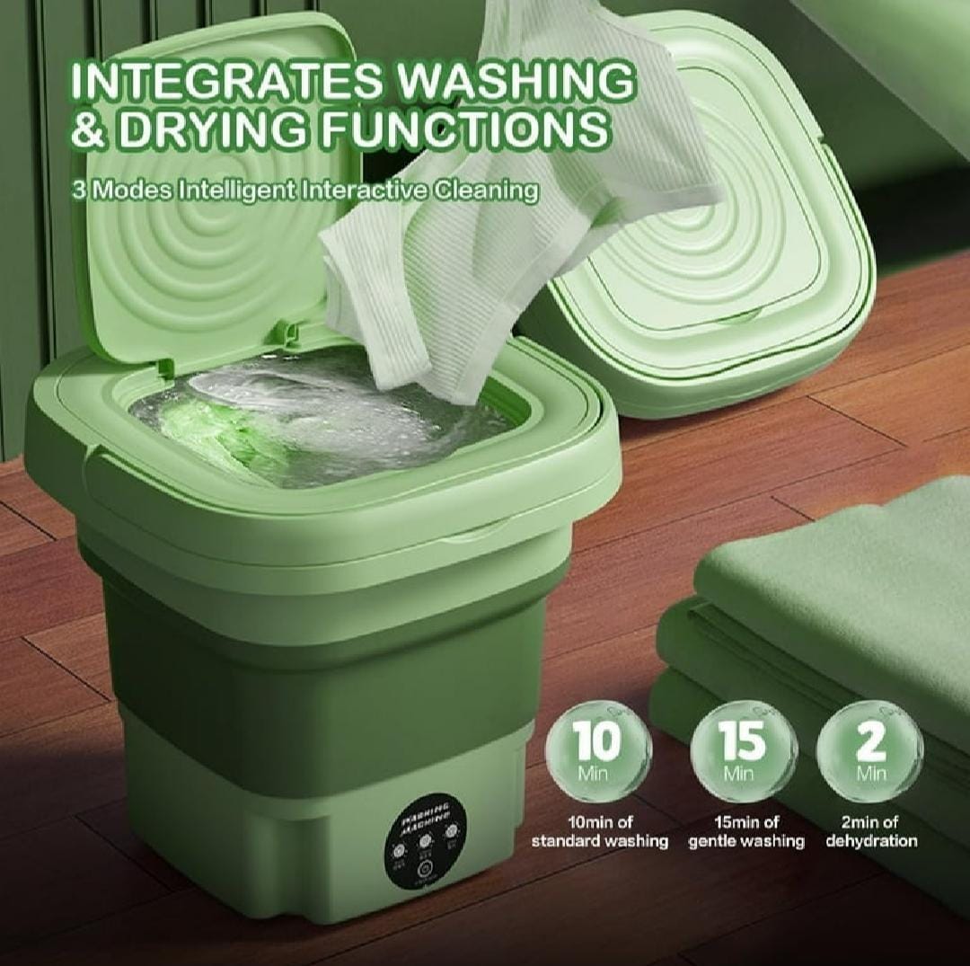 folding washing machine