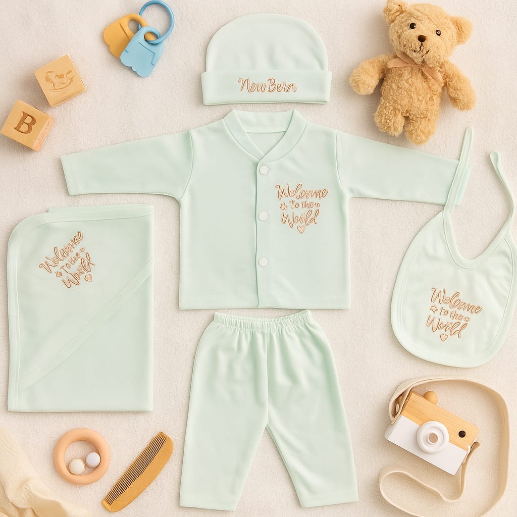 kids 5pcs Interlock