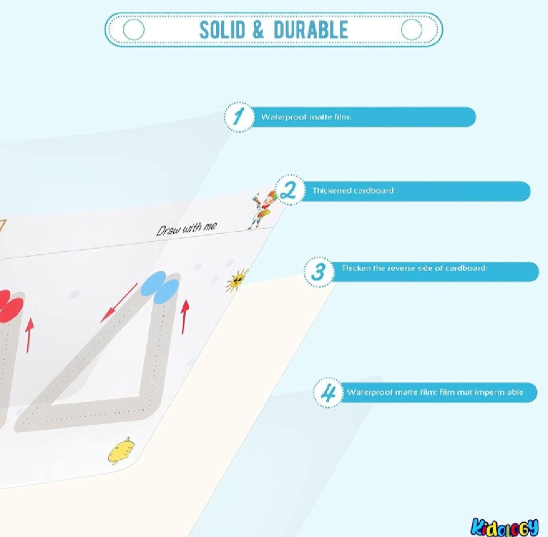 Kids Educational Learning Tracing Book