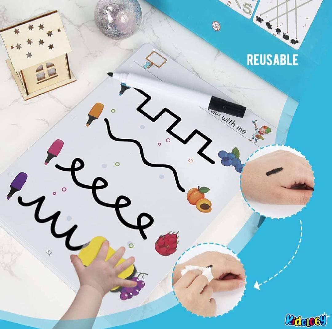 Kids Educational Learning Tracing Book