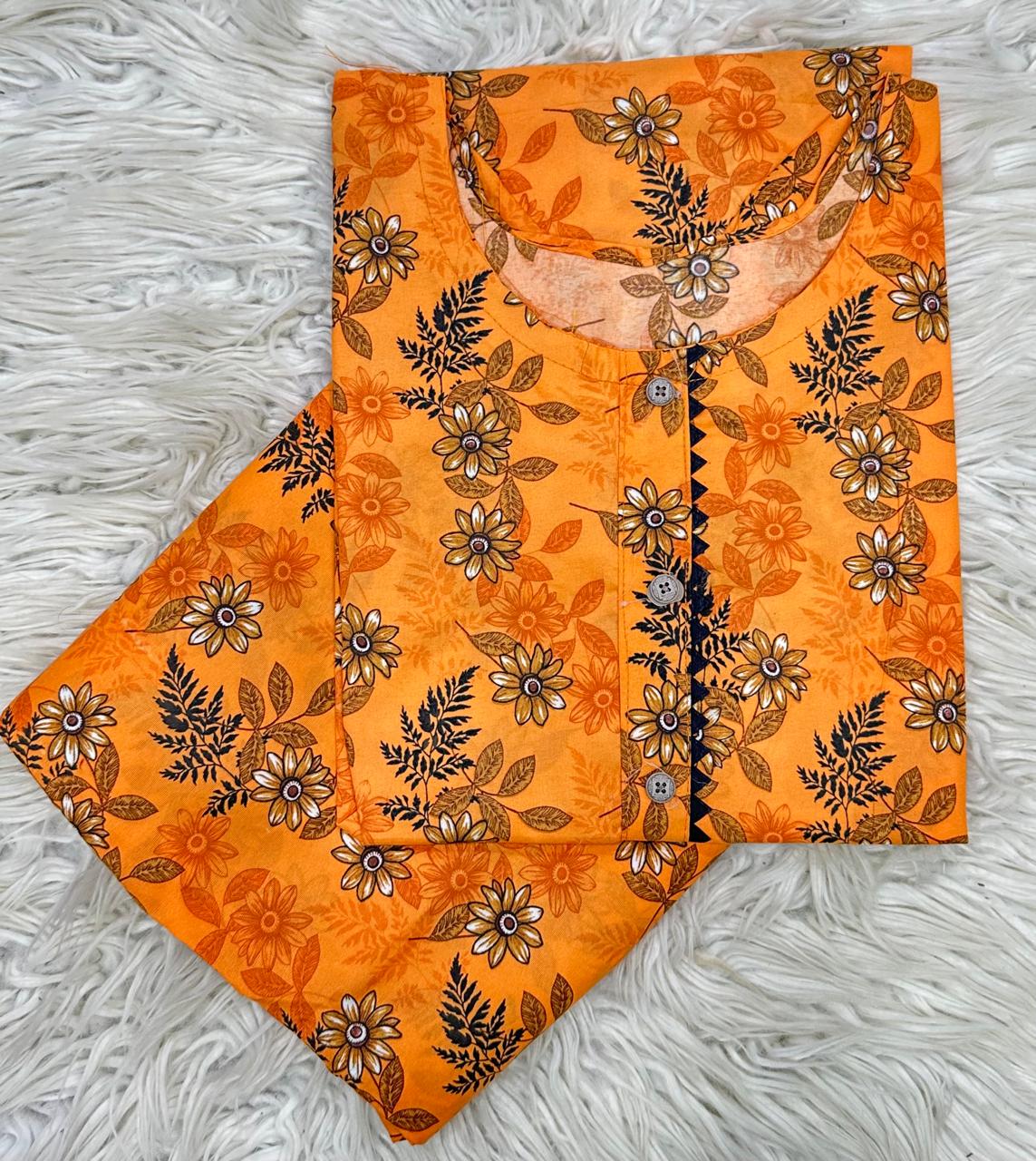 Printed 2 pcs suit