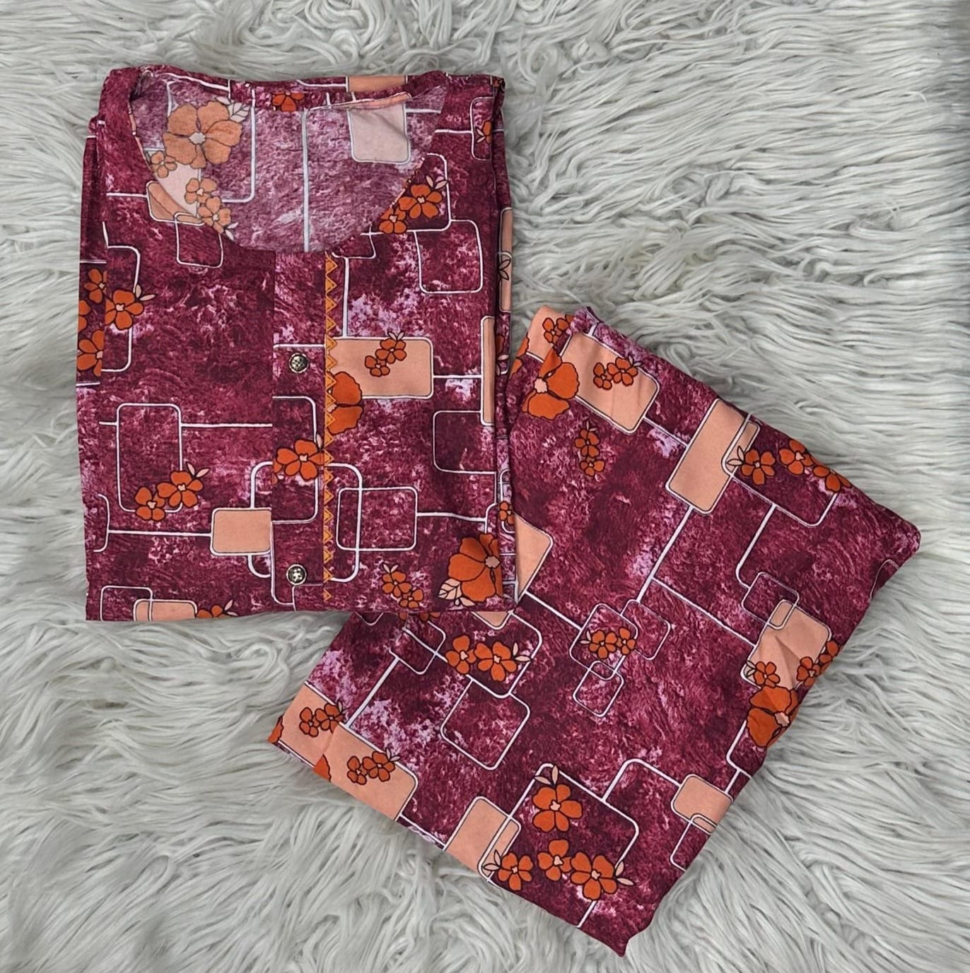 Printed 2 pcs suit