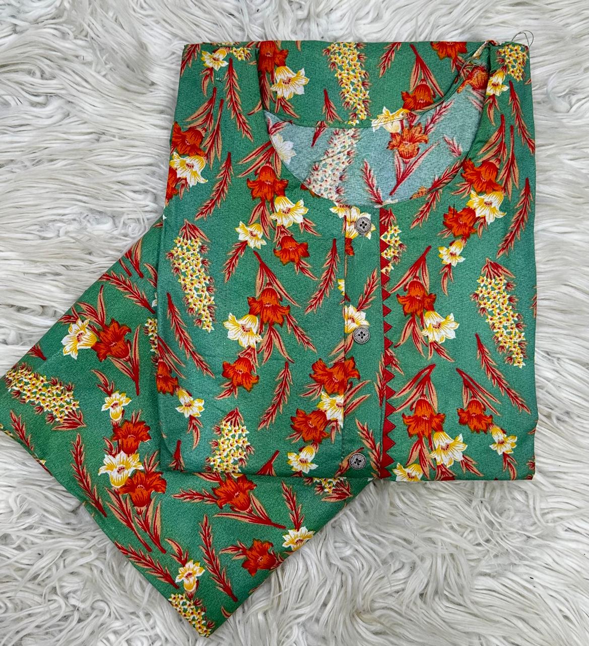 Printed 2 pcs suit