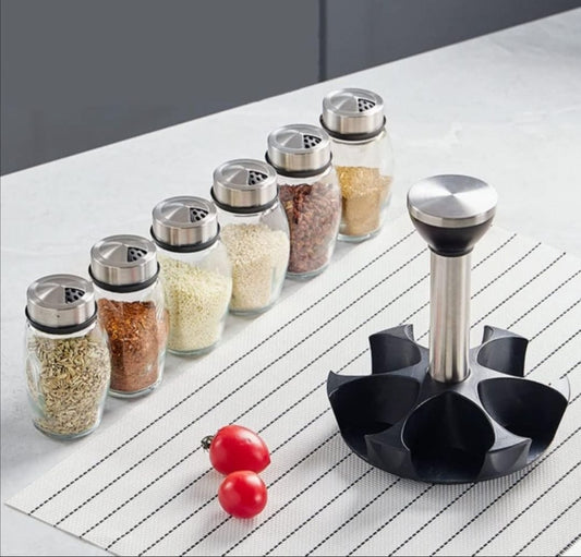 6 Bottles Spice Rack