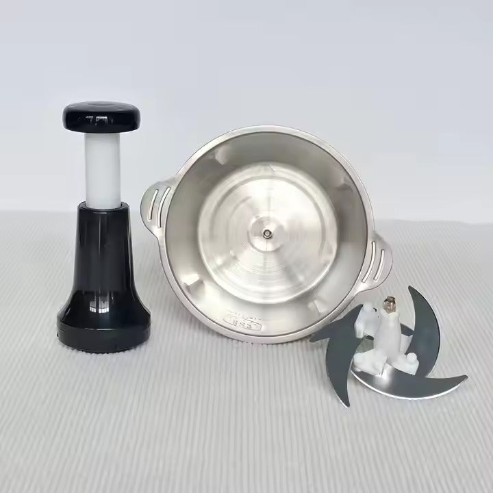 steel bowl push chopper