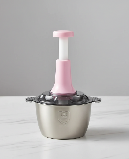 steel bowl push chopper