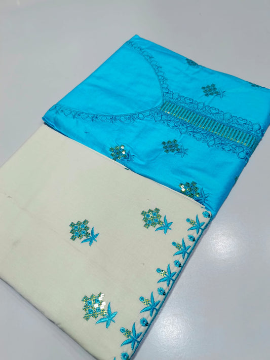 Unstitched 3 Piece Dress