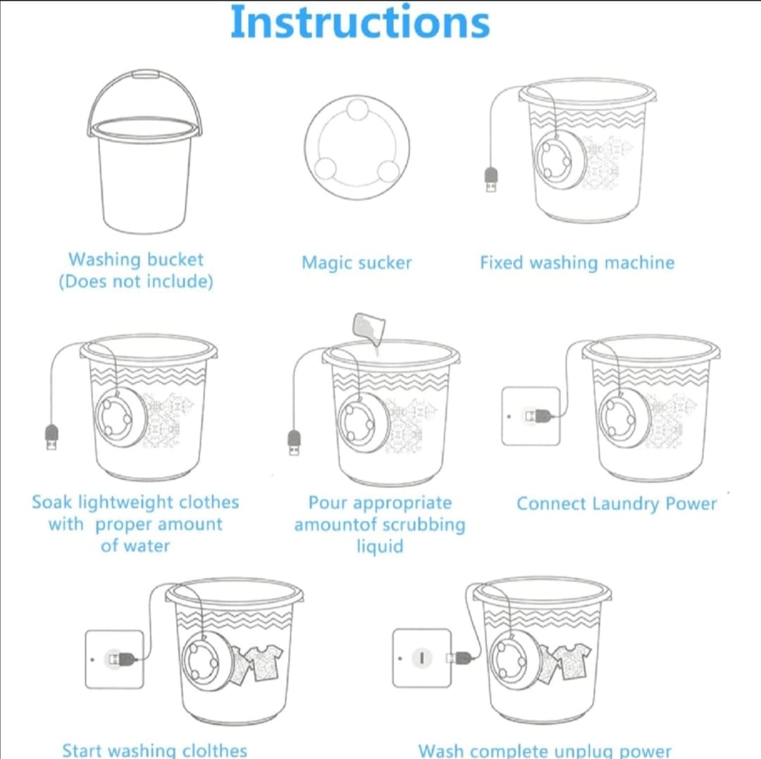 USB Operate Washing Machine