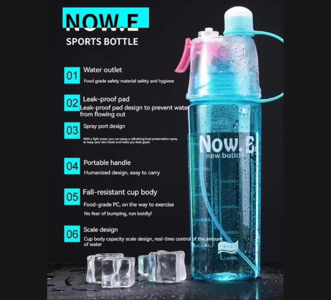 Spray Sport Water Bottle