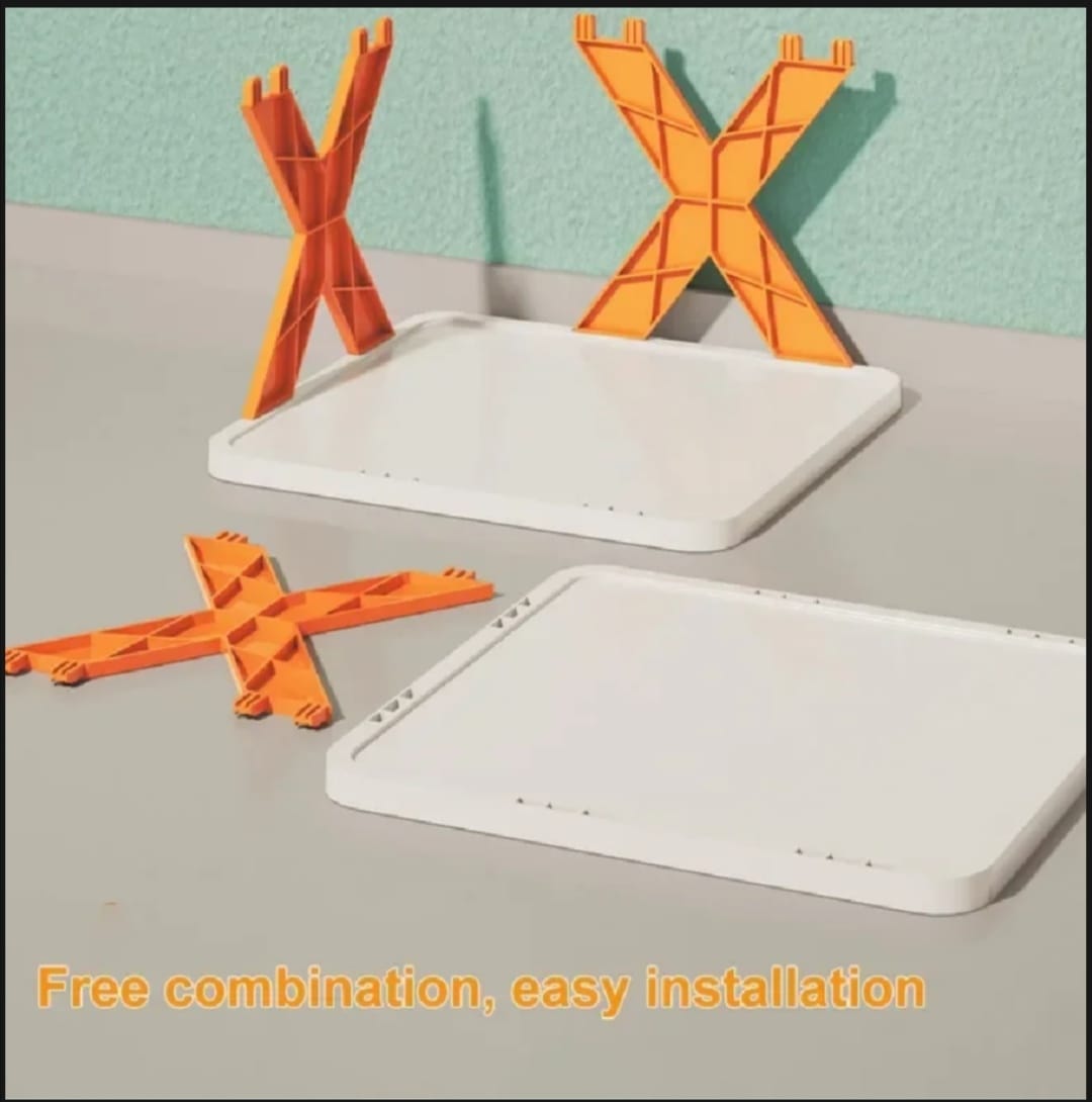 X Shape Plastic Shoe Rack