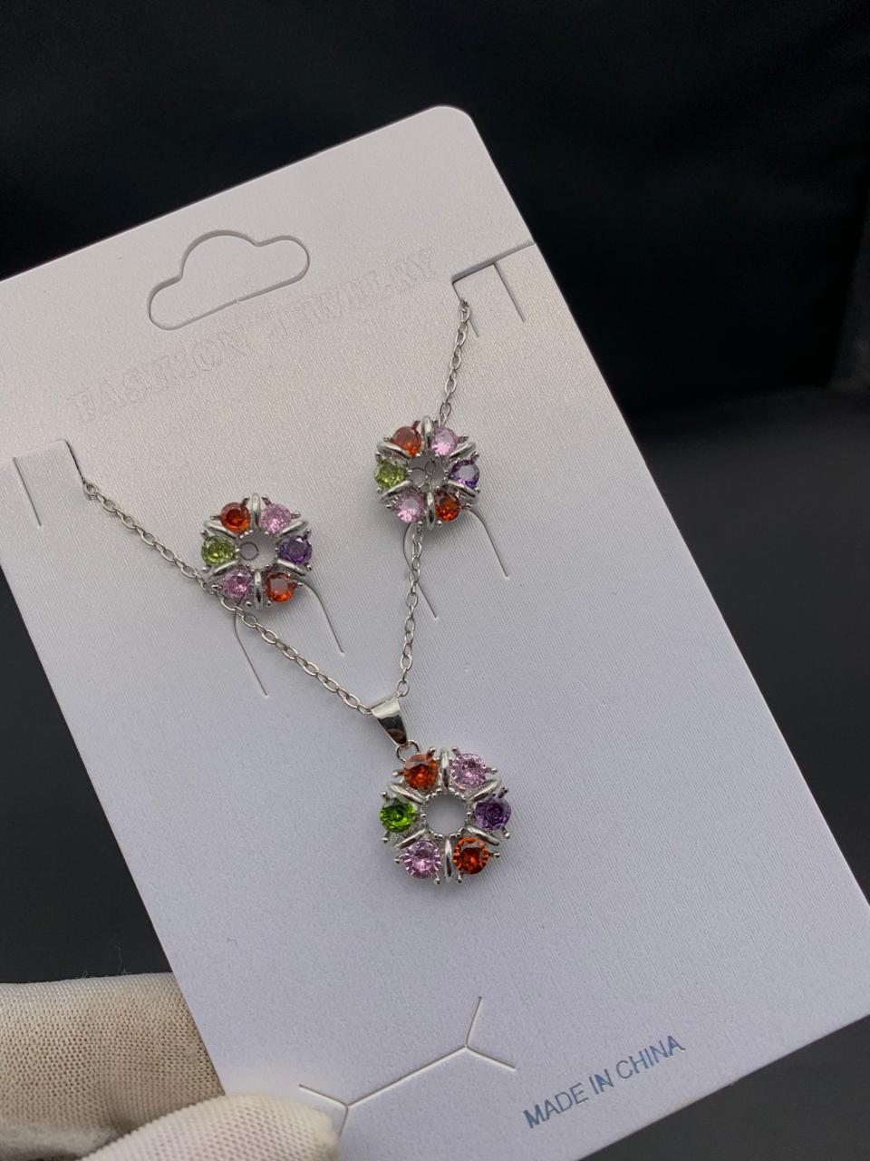 Zircon Locket Set