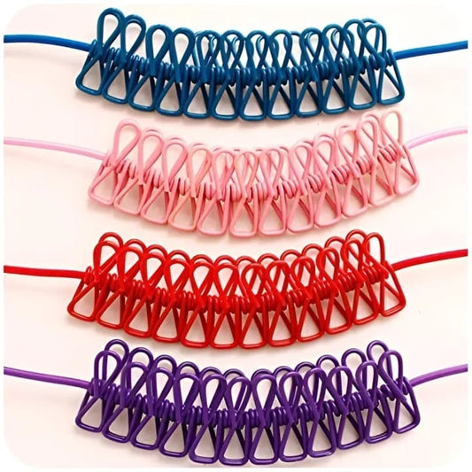 12 Clip Clothing Rope