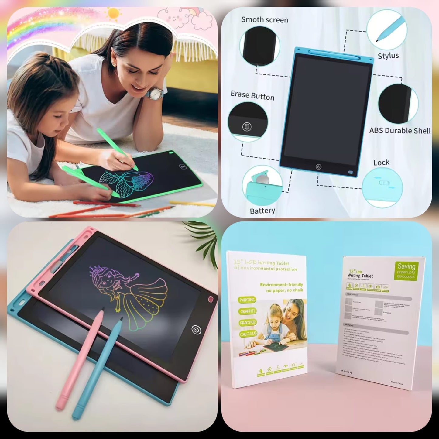 12 Inch LCD Writing Tablet