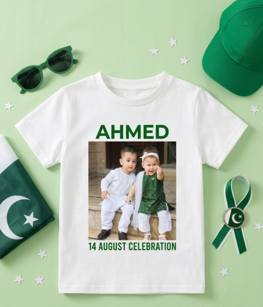 14-August Kids Customized T-Shirt
