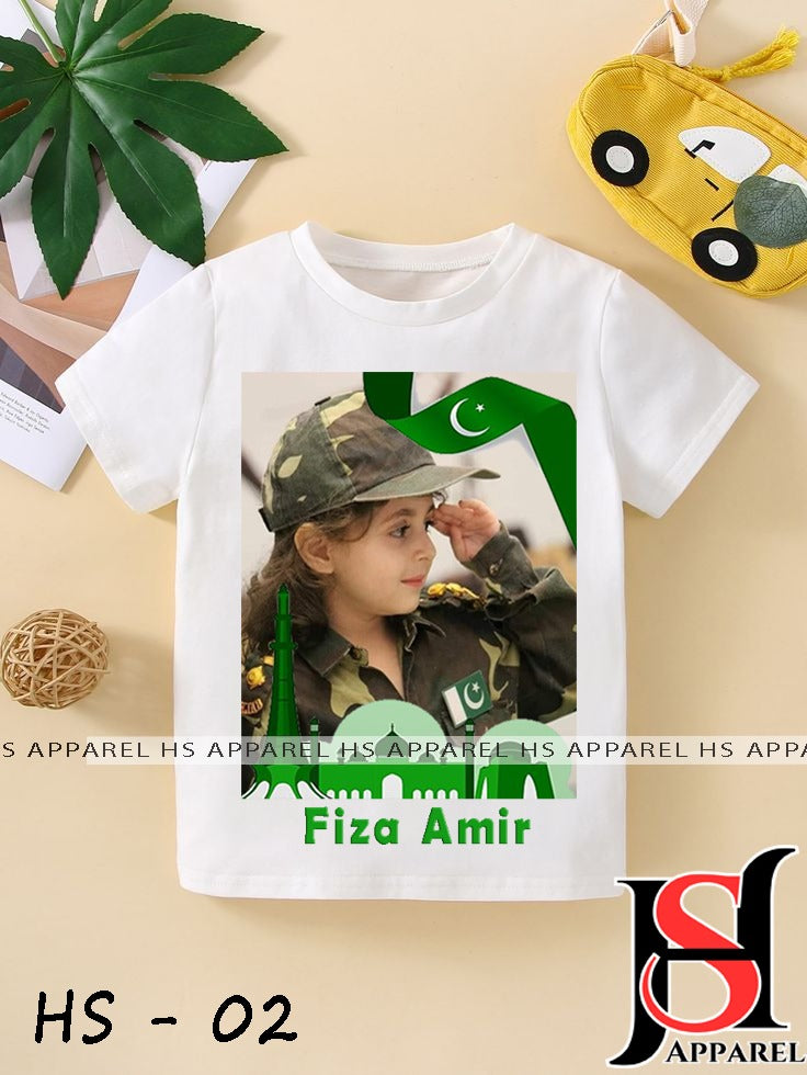 14-August Kids Customized T-Shirt