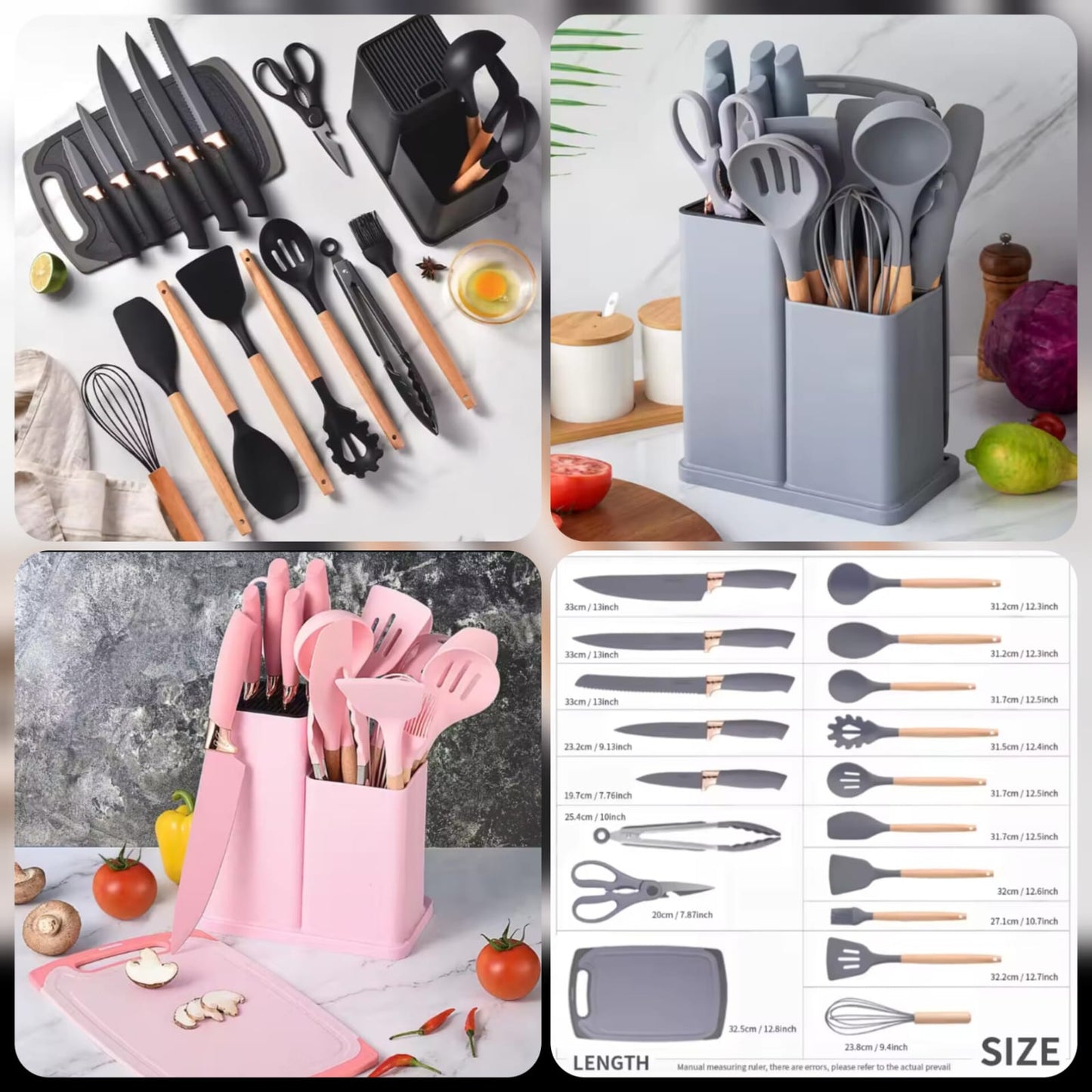 19 Pcs Kitchen Utensils Set