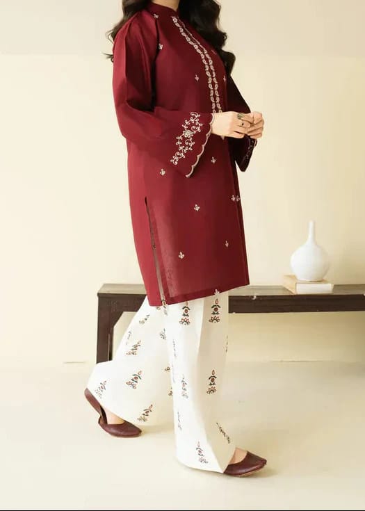 2-Piece Embroidered Suit