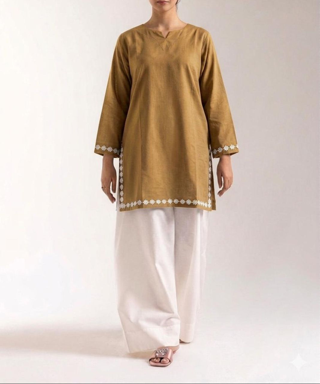 2-Piece Embroidered Suit