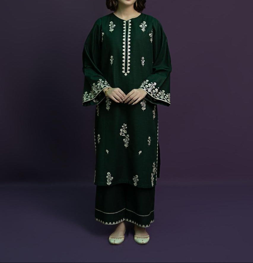 2-Piece Embroidered Suit