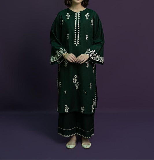 2-Piece Embroidered Suit