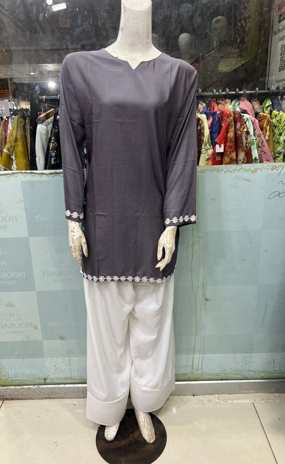 2-Piece Embroidered Suit