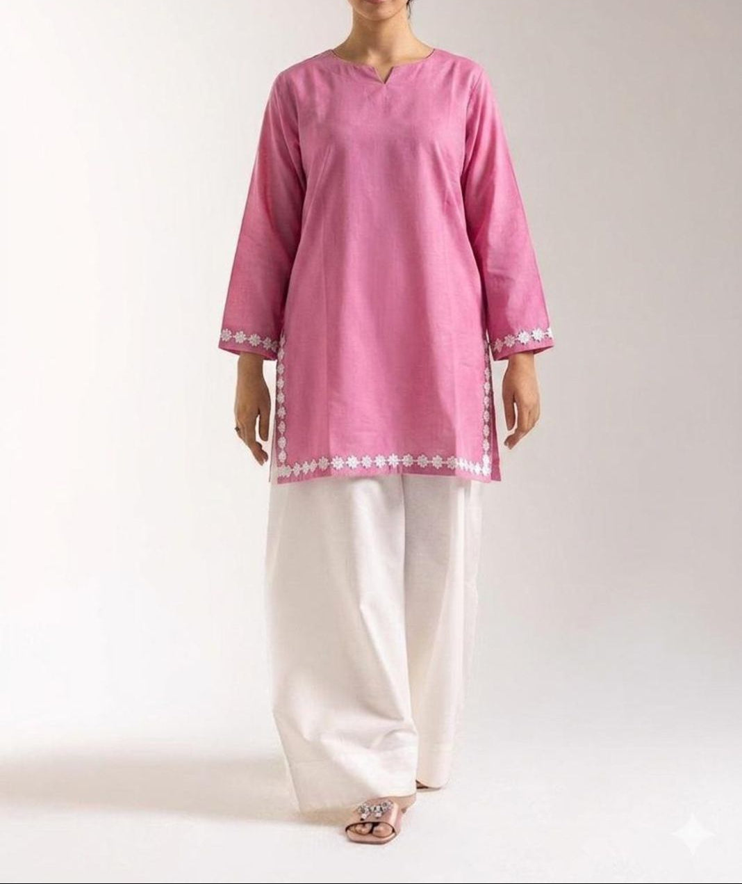 2-Piece Embroidered Suit