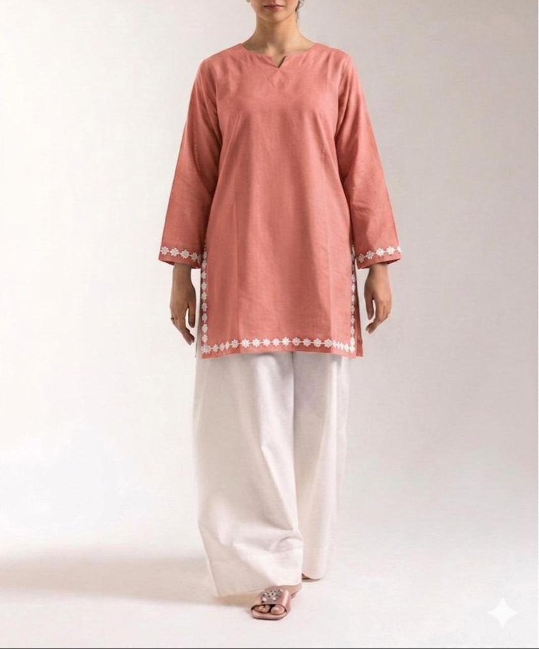 2-Piece Embroidered Suit