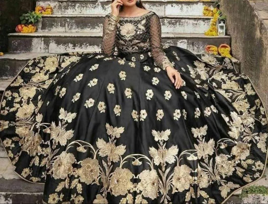 2-Piece Long Flare Skirt