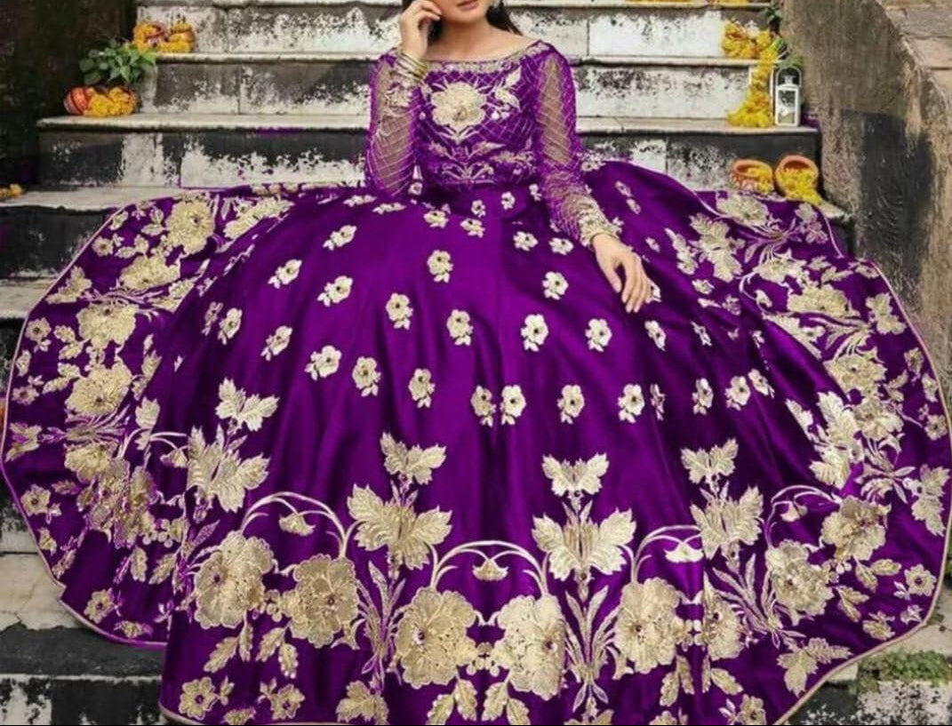 2-Piece Long Flare Skirt