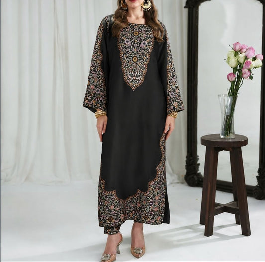 2-Piece Long Printed