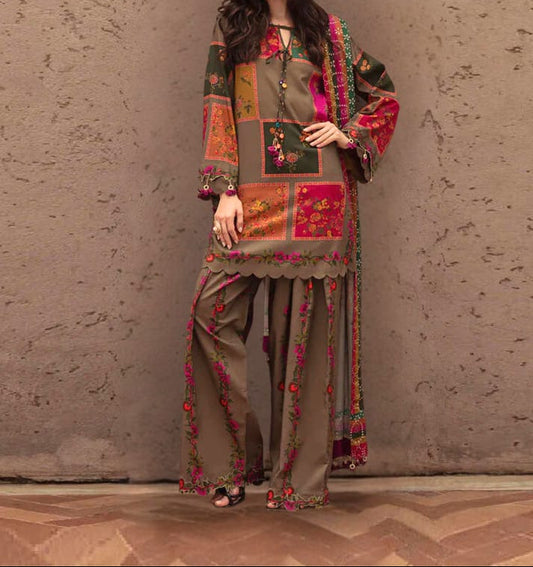 2-Piece Printed Cord Set