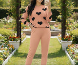 2-Piece Printed Fleece Tracksuit