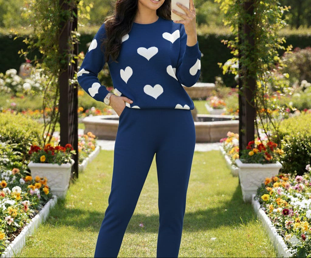 2-Piece Printed Fleece Tracksuit