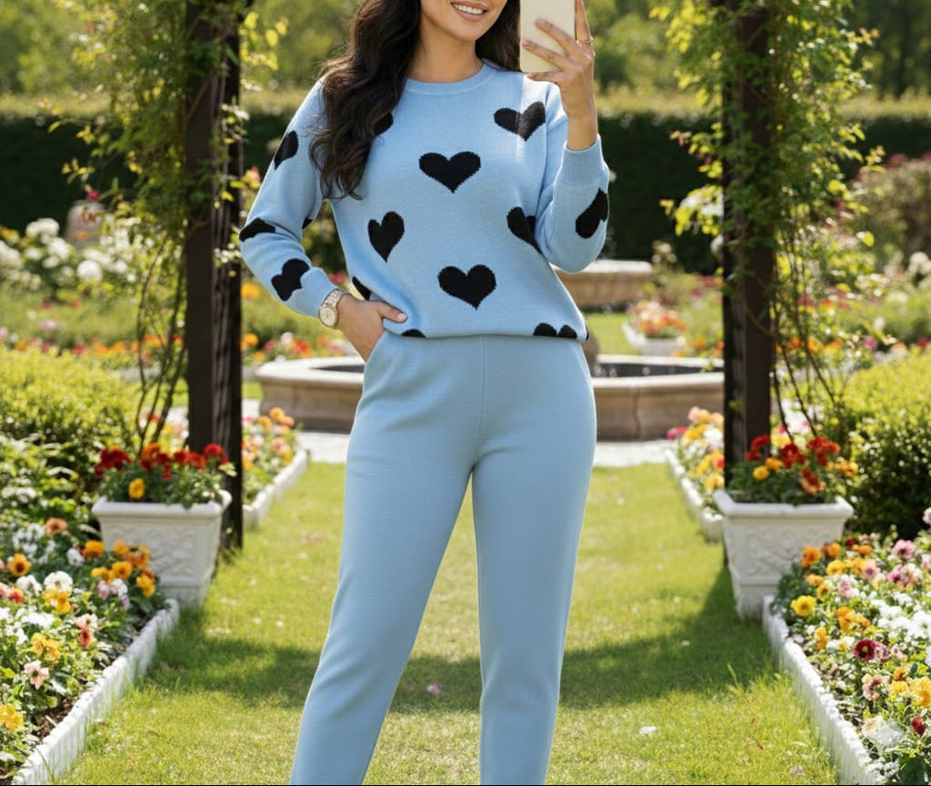 2-Piece Printed Fleece Tracksuit