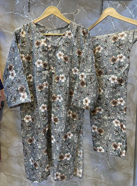 2-Piece Printed Suit