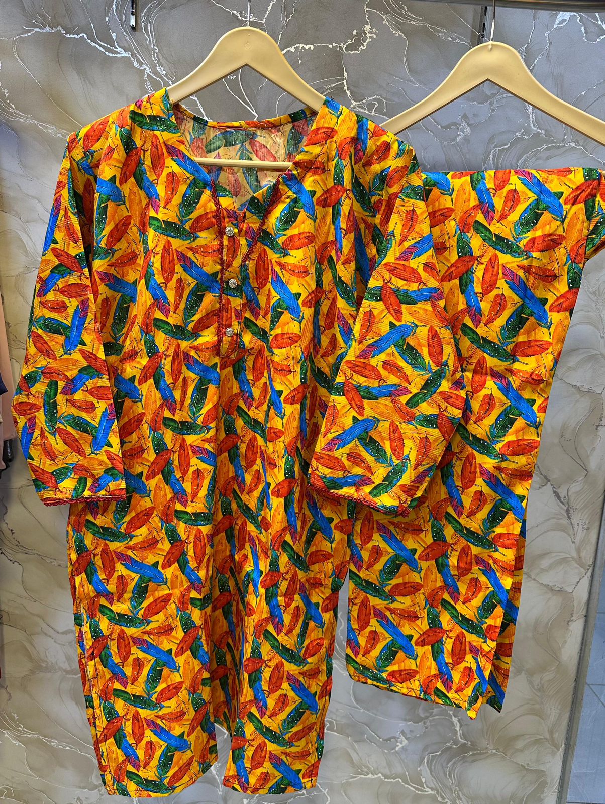 2-Piece Printed Suit