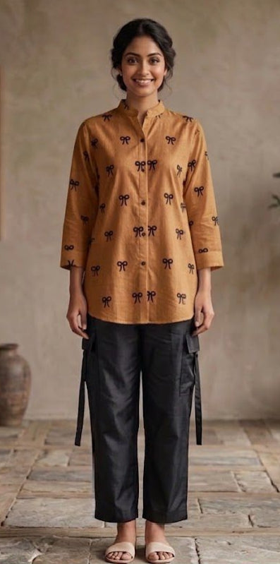 2-Piece Printed Top