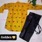2-Piece Printed Top