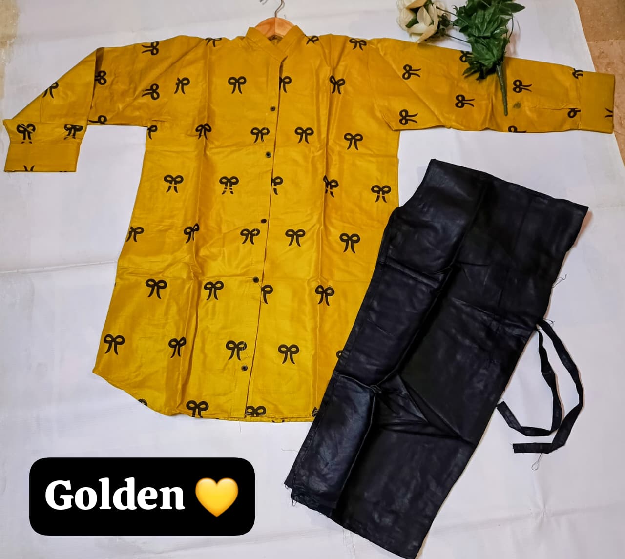 2-Piece Printed Top