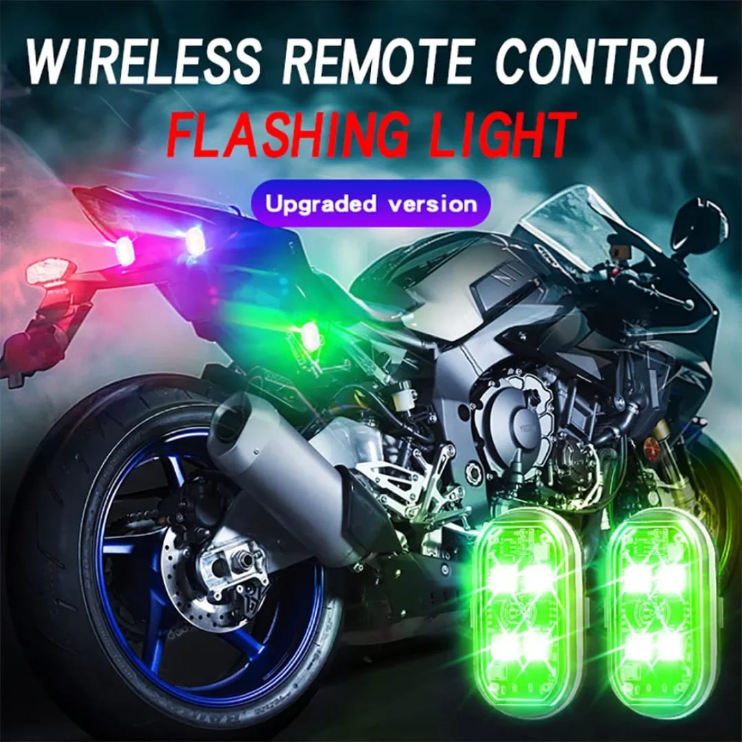 2-Piece Wireless LED Strobe Lights