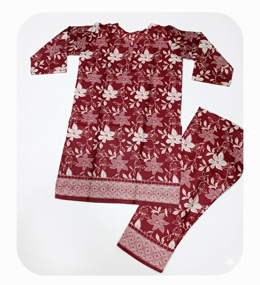 Printed 2-Piece Suit