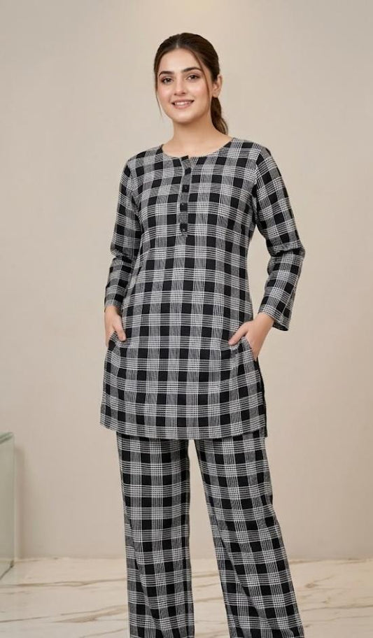 Printed 2-Piece Suit