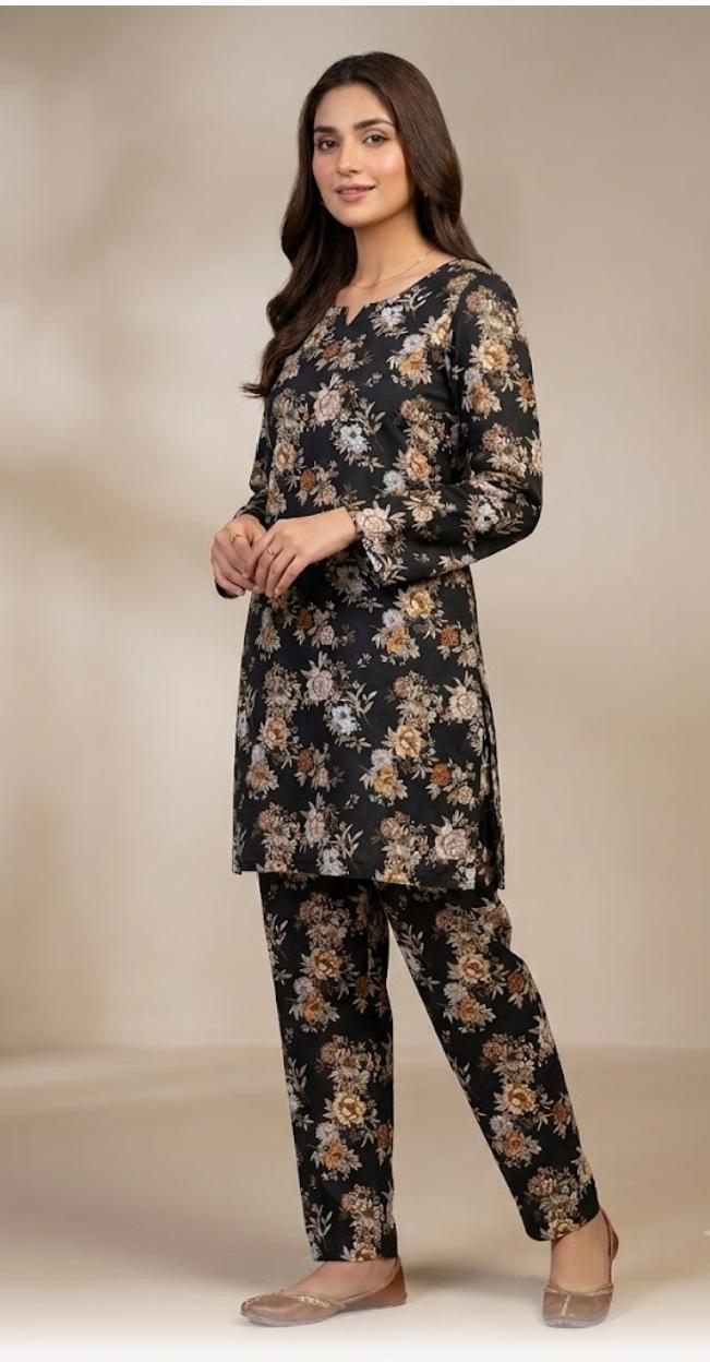 Printed 2-Piece Suit
