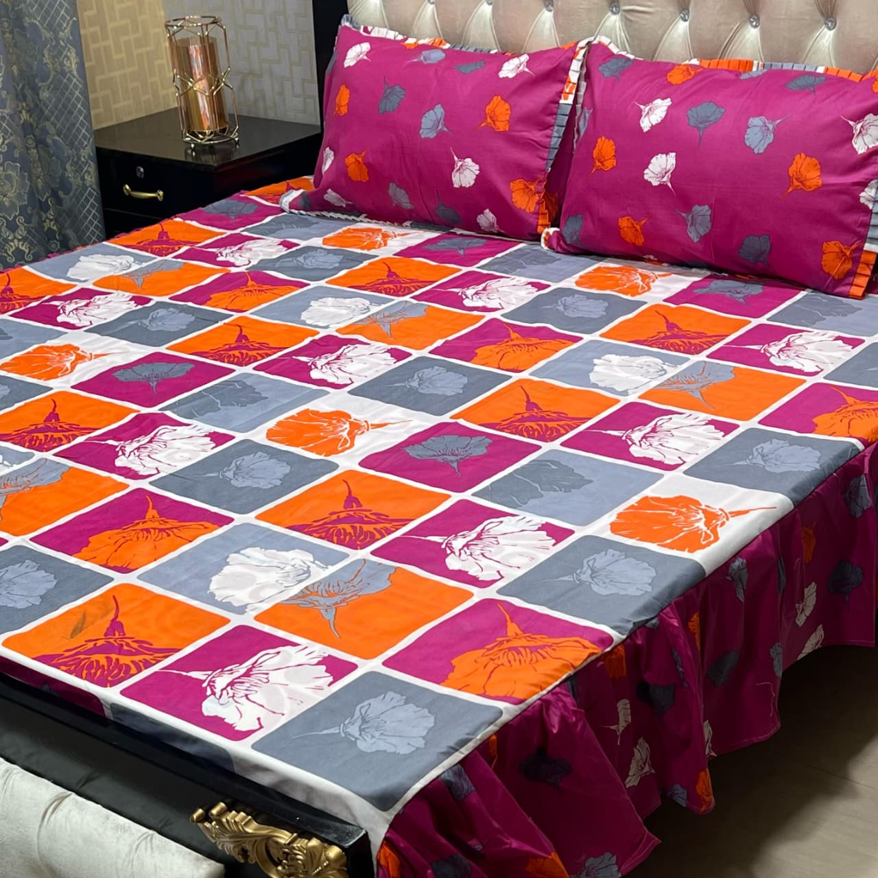 2-Sided Frill Bedsheet Set