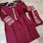 2PC Embroidered Suit