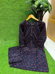 2 PCs Printed Suit