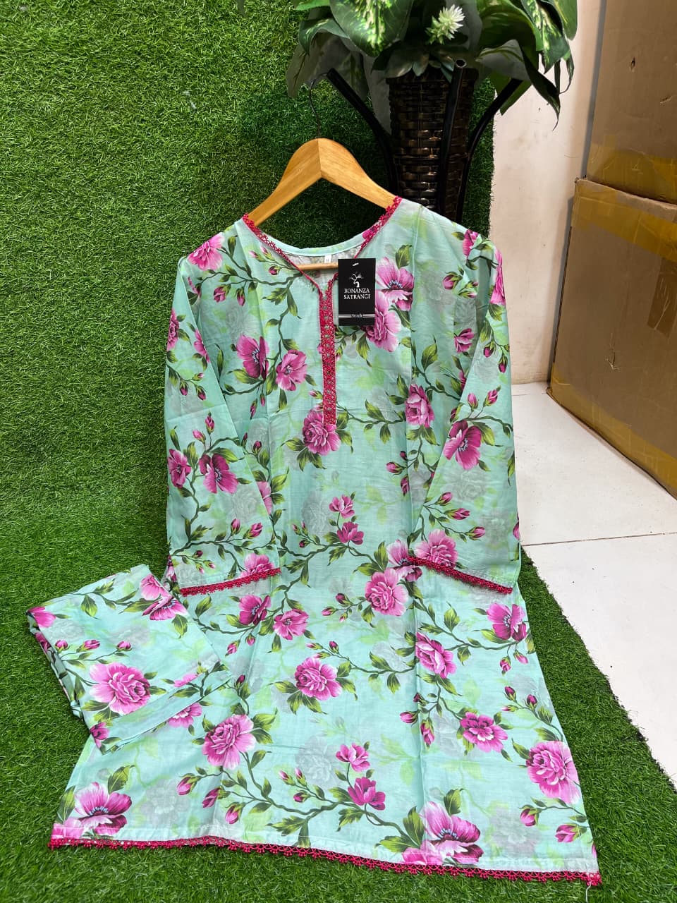 2 PCs Printed Suit